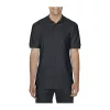 PREMIUM COTTON ADULT DOUBLE PIQUÉ POLO (S, Black)