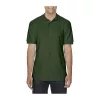 PREMIUM COTTON ADULT DOUBLE PIQUÉ POLO (M, Forest Green)