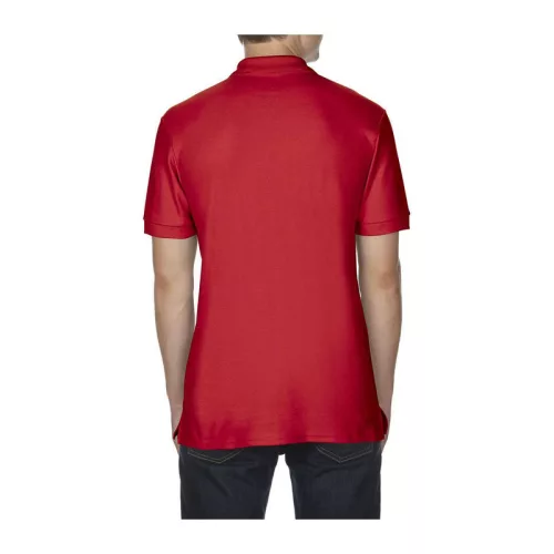 PREMIUM COTTON ADULT DOUBLE PIQUÉ POLO (XL, Red)
