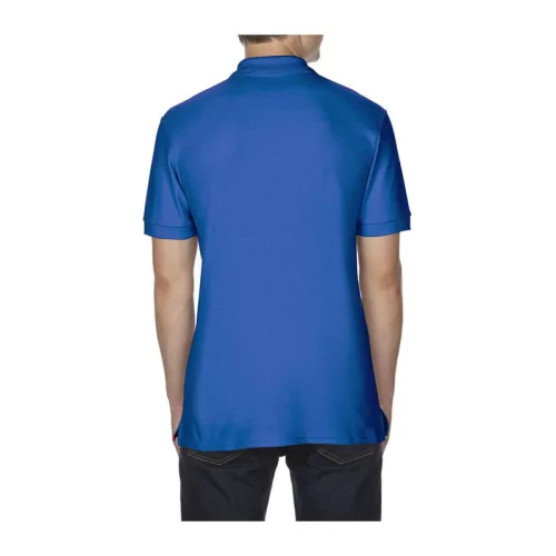 PREMIUM COTTON ADULT DOUBLE PIQUÉ POLO (M, Royal)