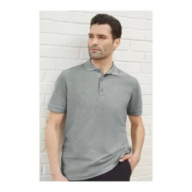 PREMIUM COTTON ADULT DOUBLE PIQUÉ POLO (XL, White)