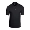 DRYBLEND® ADULT JERSEY POLO - NEW MODEL (2XL, Black)