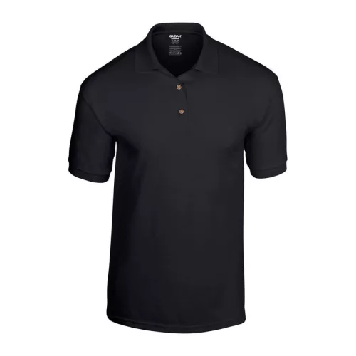 DRYBLEND® ADULT JERSEY POLO - NEW MODEL (2XL, Black)