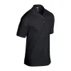 DRYBLEND® ADULT JERSEY POLO - NEW MODEL (L, Black)