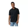 DRYBLEND® ADULT JERSEY POLO - NEW MODEL (XL, Black)