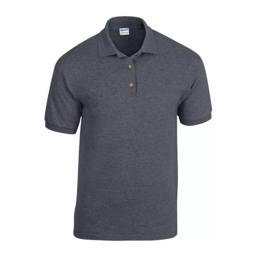 DRYBLEND® ADULT JERSEY POLO - NEW MODEL (M, Dark Heather)
