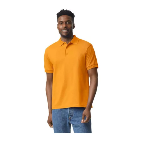 DRYBLEND® ADULT JERSEY POLO - NEW MODEL (S, Gold)