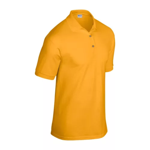 DRYBLEND® ADULT JERSEY POLO - NEW MODEL (S, Gold)