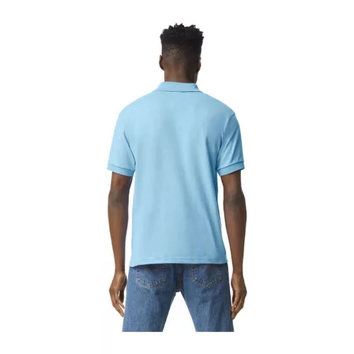 DRYBLEND® ADULT JERSEY POLO - NEW MODEL (M, Light Blue)
