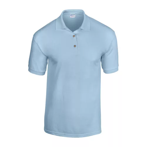 DRYBLEND® ADULT JERSEY POLO - NEW MODEL (M, Light Blue)