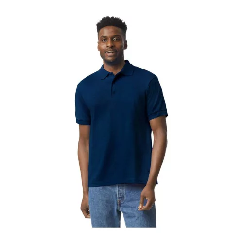 DRYBLEND® ADULT JERSEY POLO - NEW MODEL (M, Navy)