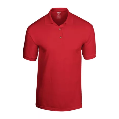 DRYBLEND® ADULT JERSEY POLO - NEW MODEL (L, Red)