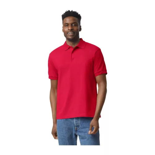 DRYBLEND® ADULT JERSEY POLO - NEW MODEL (XL, Red)