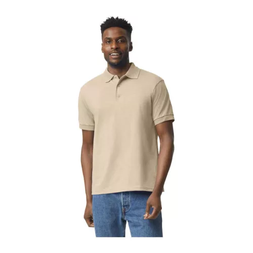 DRYBLEND® ADULT JERSEY POLO - NEW MODEL (2XL, Sand)