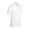 DRYBLEND® ADULT JERSEY POLO - NEW MODEL (L, White)