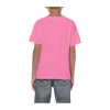 HEAVY COTTON YOUTH T-SHIRT (L, Azalea)
