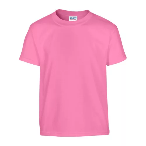 HEAVY COTTON YOUTH T-SHIRT (XS, Azalea)
