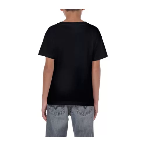 HEAVY COTTON YOUTH T-SHIRT (S, Black)