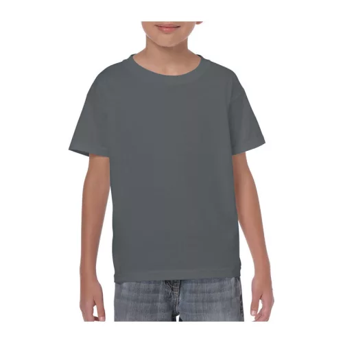 HEAVY COTTON YOUTH T-SHIRT (M, Charcoal)