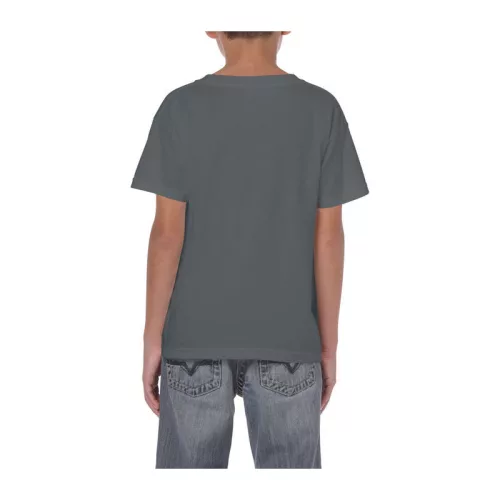 HEAVY COTTON YOUTH T-SHIRT (M, Charcoal)