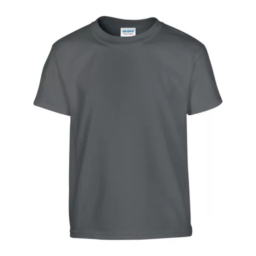 HEAVY COTTON YOUTH T-SHIRT (S, Charcoal)