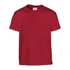 HEAVY COTTON YOUTH T-SHIRT (S, Cardinal Red)