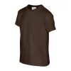 HEAVY COTTON YOUTH T-SHIRT (XS, Dark Chocolate)