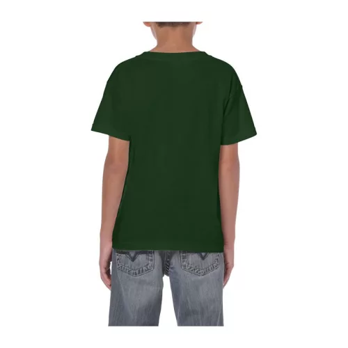 HEAVY COTTON YOUTH T-SHIRT (XS, Forest Green)