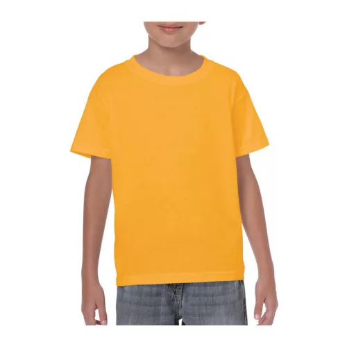 HEAVY COTTON YOUTH T-SHIRT (M, Gold)