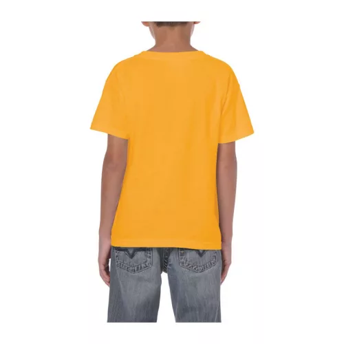 HEAVY COTTON YOUTH T-SHIRT (S, Gold)