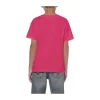 HEAVY COTTON YOUTH T-SHIRT (M, Heliconia)