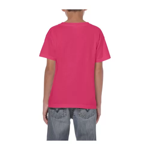 HEAVY COTTON YOUTH T-SHIRT (S, Heliconia)