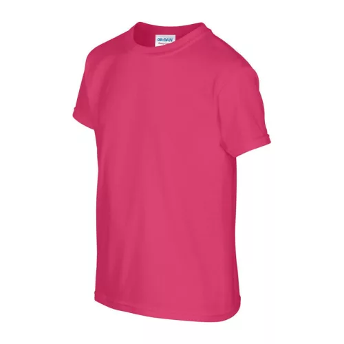 HEAVY COTTON YOUTH T-SHIRT (XS, Heliconia)