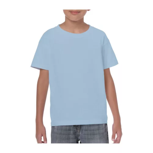 HEAVY COTTON YOUTH T-SHIRT (M, Light Blue)