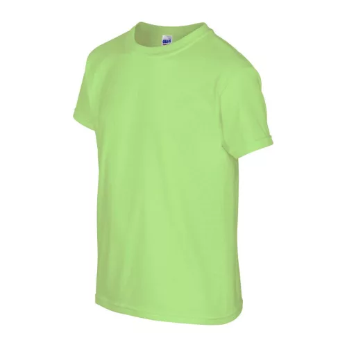 HEAVY COTTON YOUTH T-SHIRT (M, Mint Green)