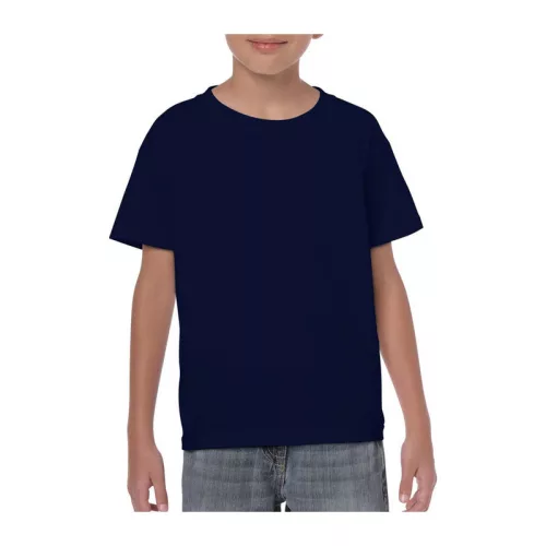 HEAVY COTTON YOUTH T-SHIRT (S, Navy)