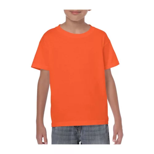 HEAVY COTTON YOUTH T-SHIRT (XS, Orange)