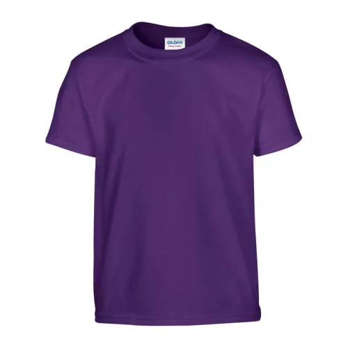 HEAVY COTTON YOUTH T-SHIRT (XL, Purple)