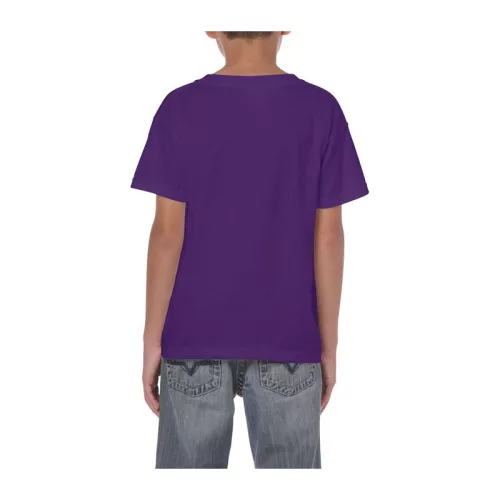 HEAVY COTTON YOUTH T-SHIRT (XS, Purple)