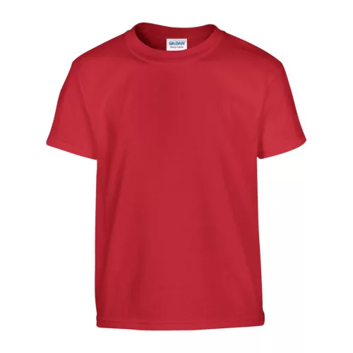 HEAVY COTTON YOUTH T-SHIRT (XL, Red)