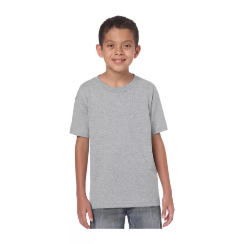 HEAVY COTTON YOUTH T-SHIRT (M, Sport Grey)