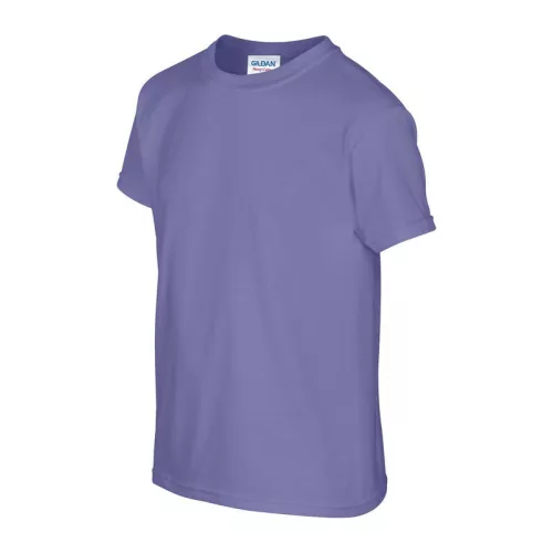 HEAVY COTTON YOUTH T-SHIRT (M, Violet)