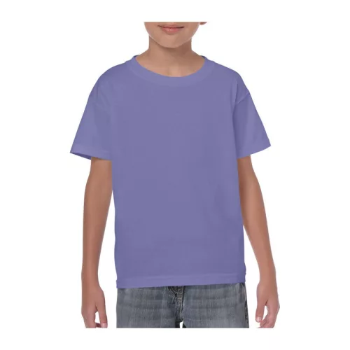 HEAVY COTTON YOUTH T-SHIRT (XS, Violet)