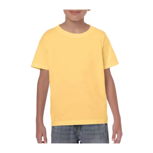 HEAVY COTTON YOUTH T-SHIRT (M, Yellow Haze)