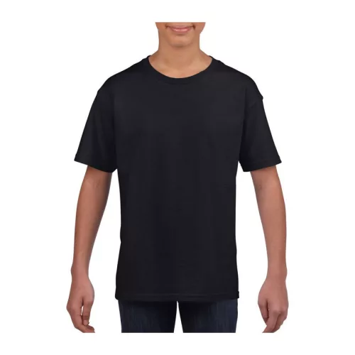 SOFTSTYLE® YOUTH T-SHIRT (S, Black)
