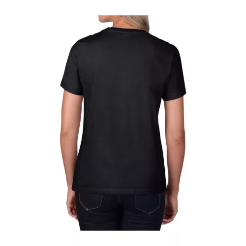 PREMIUM COTTON® NŐI PÓLÓ (M, Black)