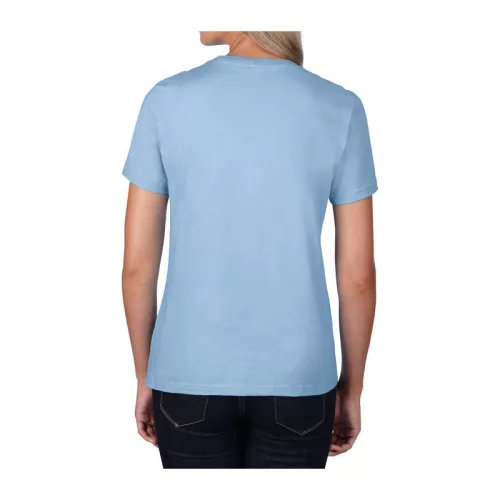 PREMIUM COTTON® NŐI PÓLÓ (L, Light Blue)