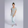 PREMIUM COTTON®NŐI V-NYAKÚ PÓLÓ (S, Azalea)