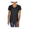 PREMIUM COTTON®NŐI V-NYAKÚ PÓLÓ (2XL, Black)