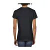 PREMIUM COTTON®NŐI V-NYAKÚ PÓLÓ (S, Black)
